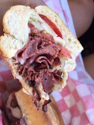 Pastrami grinder, so goood!