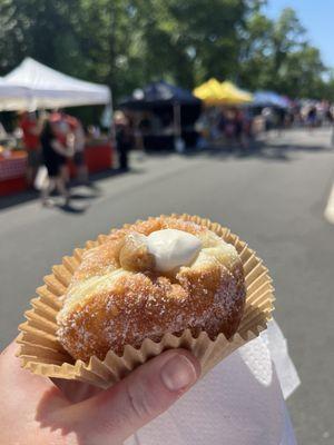 Yuzu cheesecake doughnut