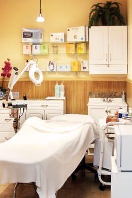 Skin care is a necessity in the beauty industry, which is why they have a dedicated facial room.