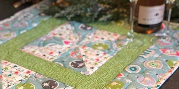 Bolt & Spool holiday table runner.