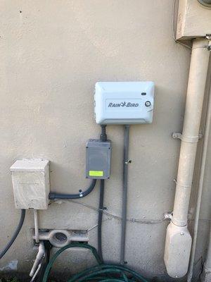 Irrigation Install WiFi enabled Timer