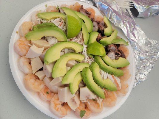 Botanas De Mariscos $30