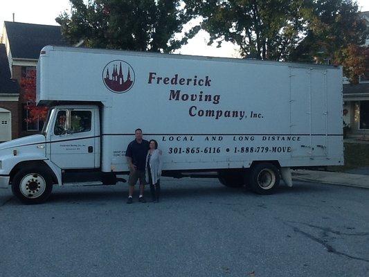 Bob & Rosemarie with their new trucks!