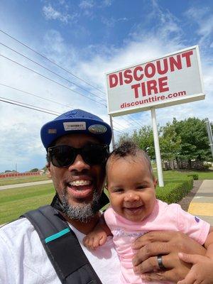 Us at Discount Tire