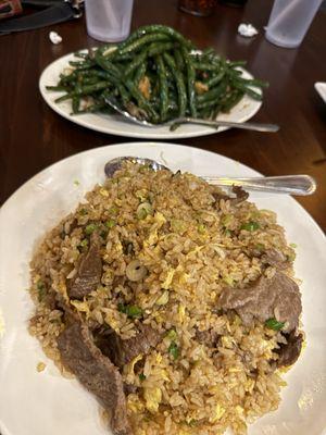 Beef fried rice