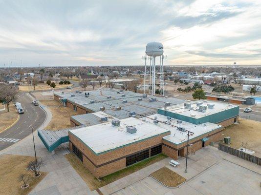 Guymon, OK public school roof replacement