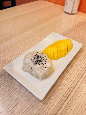 Mango with sweet sticky rice