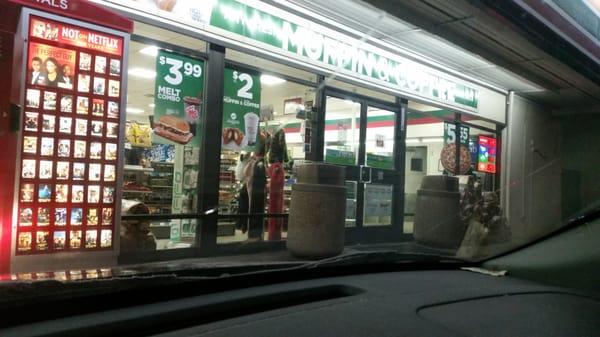 7-11 early in the morning. Time to get your coffee on.