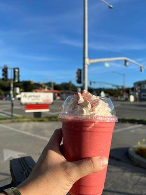 Red velvet frappe