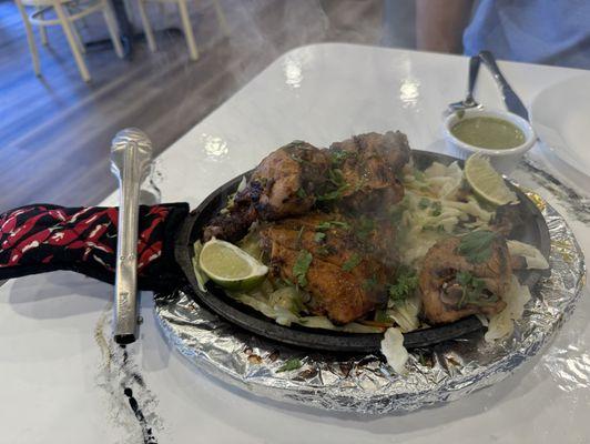 Delicious tandoori chicken!