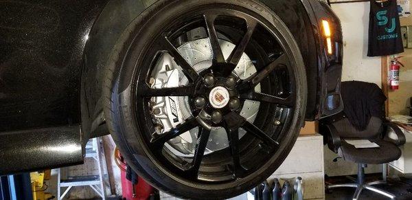 Cts-v upgraded brake kit