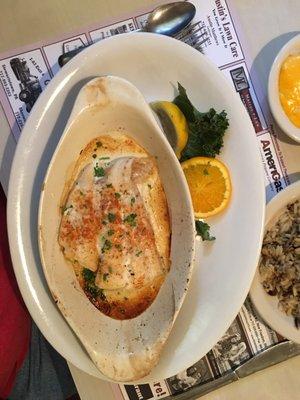 Broiled Fresh Haddock