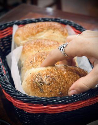 Complementary Homemade Bread was outstanding!