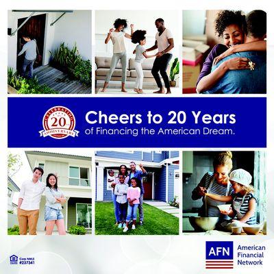 AFN is proud to celebrate 20 years in business!