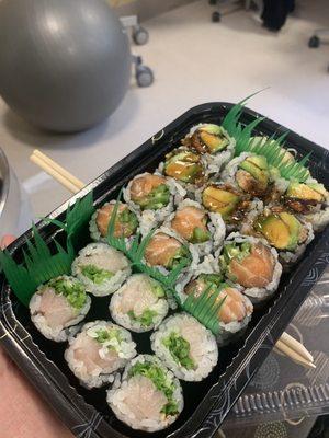 Yellowtail Scallion Roll Salmon Jalapeno Roll Eel Avocado Roll