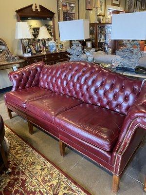 Love the Chesterfield sofa too.