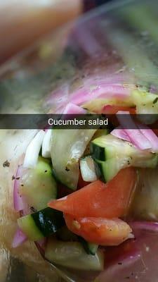 Cucumber salad