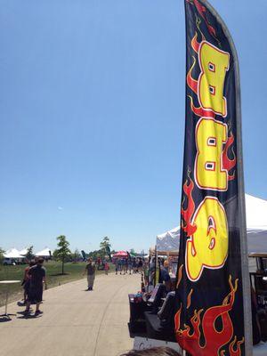 Food trucks as far as the eye can see