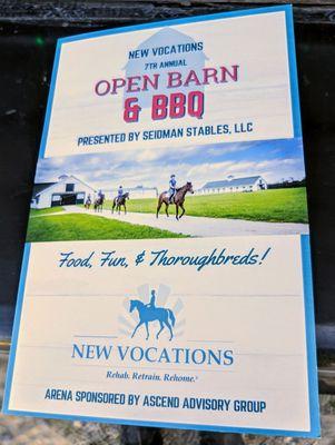 New Vocations Racehorse Adoption Program