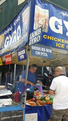 Gyro and spinach pie