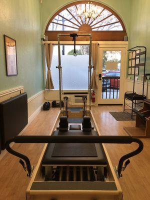 Private Pilates studio in beautiful downtown Niles.