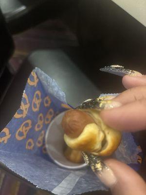 Mini Pretzel Dogs Bucket