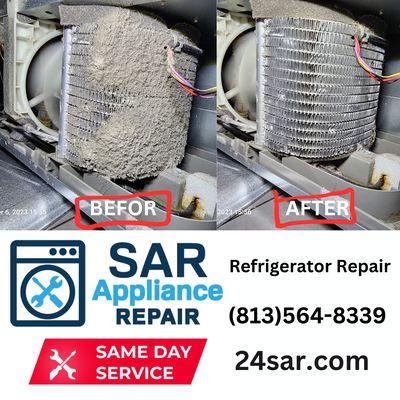 Refrigerator repair and maintenance