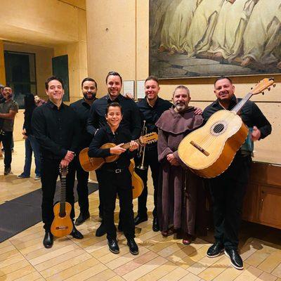 The Hermanos Herrera, talented musicians and Geoffrey Rivas as Friar Martin.