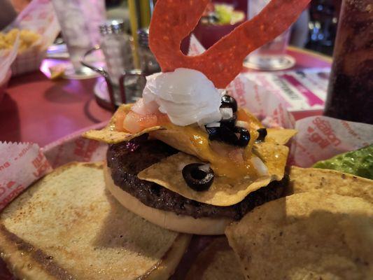 Macho Nacho Burger