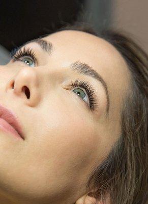 Natural eyelash extensions