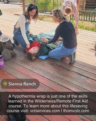 Reach out for more info on our 2 day Wilderness/Remote FIrst Aid course | vctservices.com