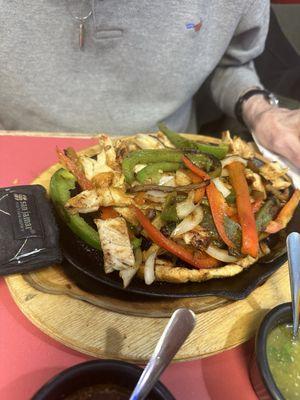 Fajitas-chicken and shrimp