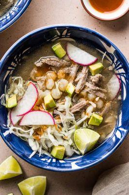 Pozole tradicional / Traditional Pozole Soup