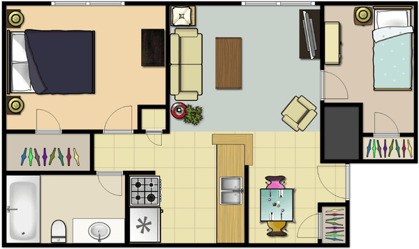 2 Bedroom