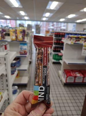 #freebie #udrive  #wednesday #kind bar #milkchocolatealmond #glutonfree #yummy @yelpcincy