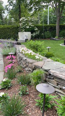 Beautiful garden and lounge area