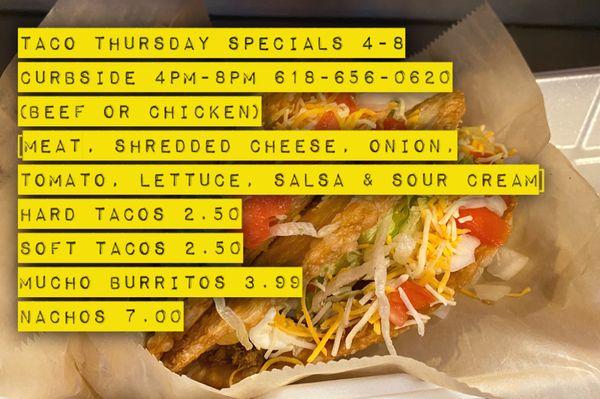 Thursday Curbside 4-8