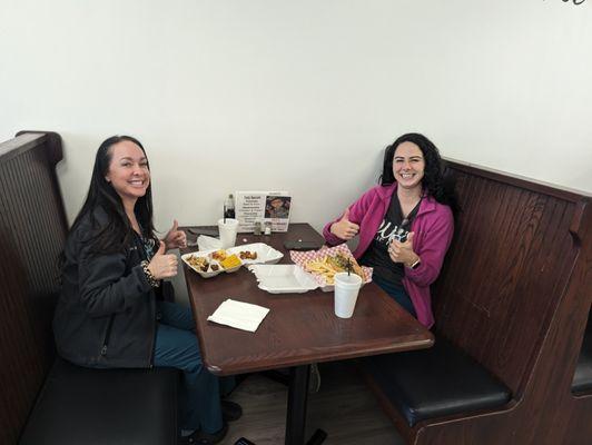 Great Customers Enjoying Great Food