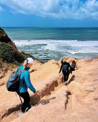 Marin headlands coastal hike