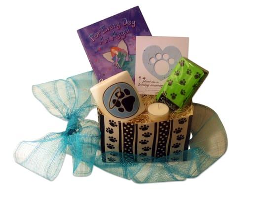 Dog Bereavement Gift Basket