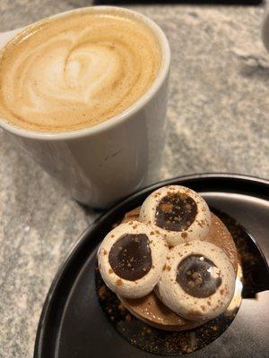 Harvest Latte and Milk Chocolate Cheesecake