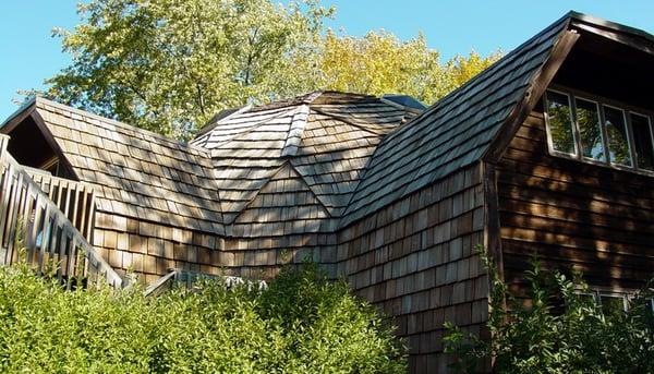 Permanently Treated Cedar Shake Roof