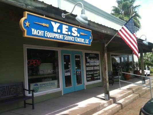 Yacht Equipment Service (YES) on Marina Bay Dr. in Kemah, Texas