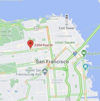 Our San Francisco office location