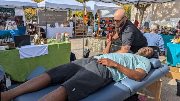 Myofascial Release at the Harvest Festival 2024!