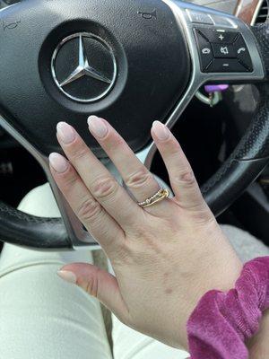 This is how my natural nails looked for months before walking into Star Nails again, done by another salon