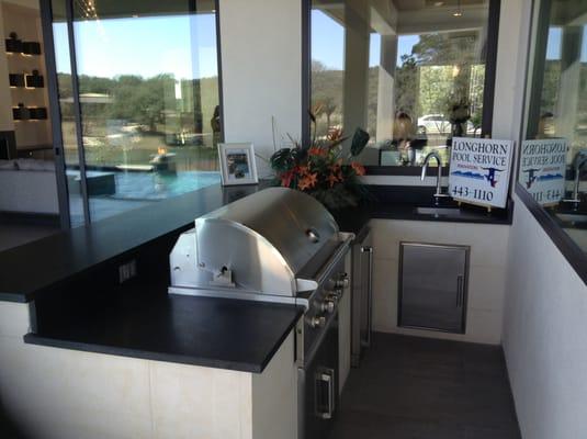 We do more than just build pools, we add outdoor kitchens to any backyard