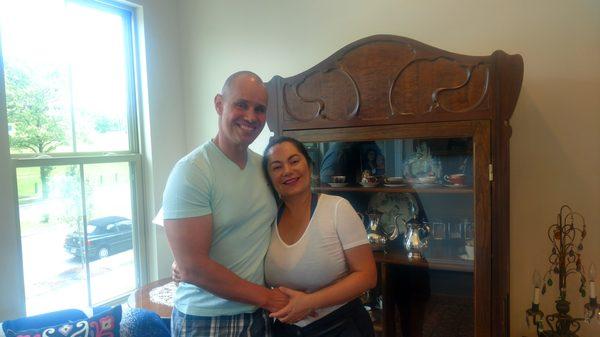 Congratulations Anibal and Christina. I wish you many happy years to come in your new home.