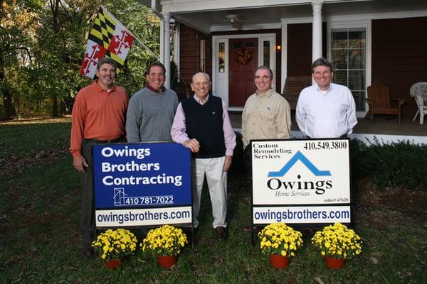 The Owings Brothers & Dad