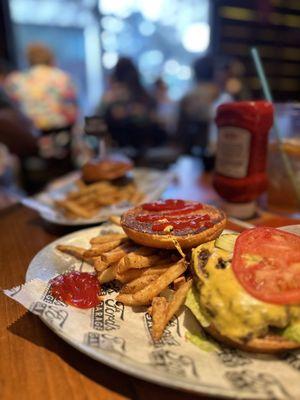 American standard and Fords signature burger